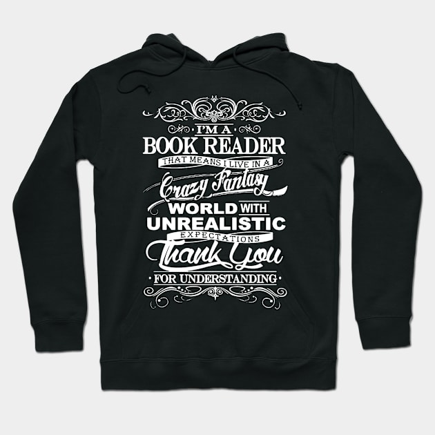 BOOK READER'S WORLD Hoodie by DesignShirt